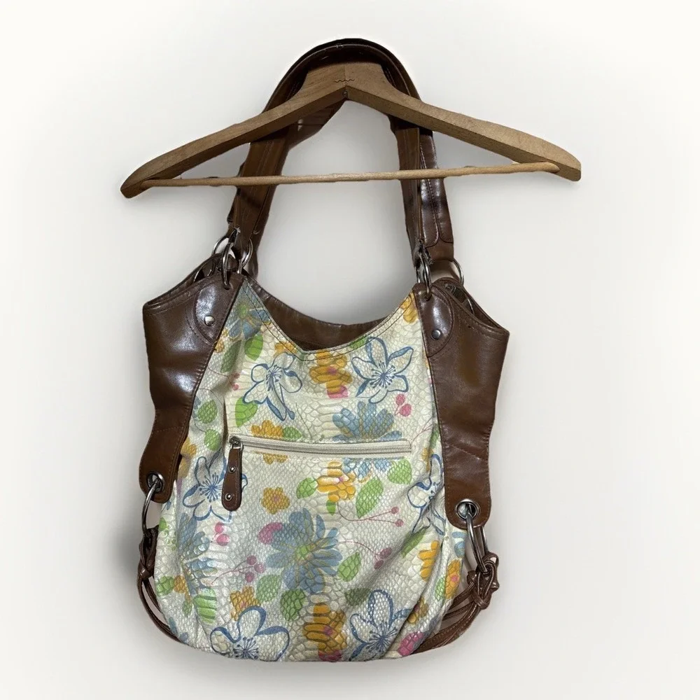 Gal Shoulder Bag Floral Hippie Boho Bohemian Flowers Classic Double Handles